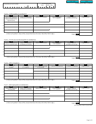Form T5013 Schedule 2 Charitable Donations, Gifts, and Political Contributions - Canada, Page 2