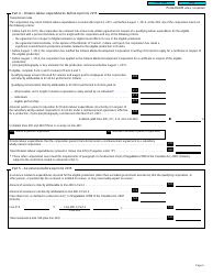 Form T2 Schedule 554 Ontario Computer Animation and Special Effects Tax Credit (2017 and Later Tax Years) - Canada, Page 2