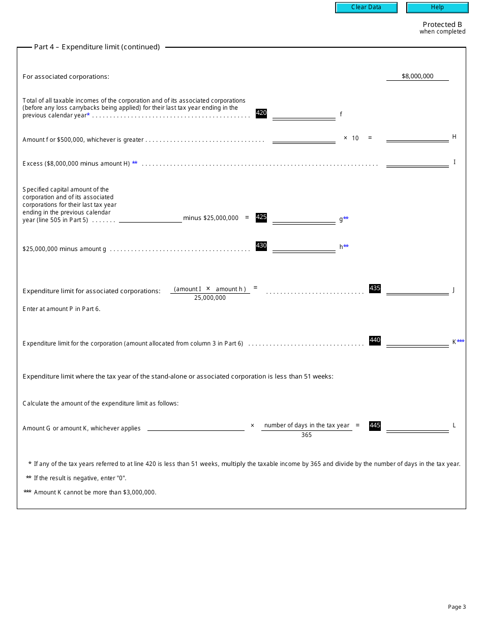 Form T2 Schedule 566 Ontario Innovation Tax Credit (2016 and Later Tax Years) - Canada, Page 3