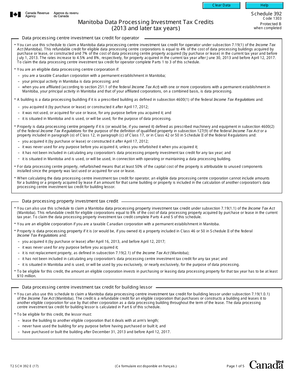 form-t2-schedule-392-download-fillable-pdf-or-fill-online-manitoba-data-processing-investment