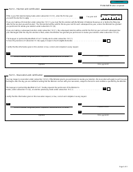 Form T217 Election, or Revocation of an Election, to Use the Mark-To-Market Method - Canada, Page 2