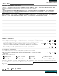 Form T2201 Disability Tax Credit Certificate - Canada, Page 5