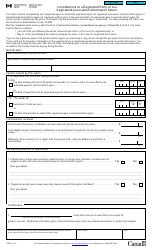 Document preview: Form T2092 Contributions to a Registered Party or to a Registered Association Information Return - Canada