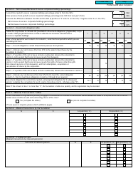 Form T2081 Excess Corporate Holdings Worksheet for Private Foundations - Canada, Page 2