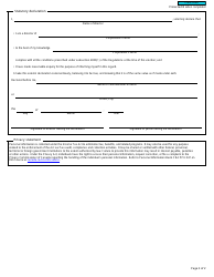 Form T2073 Election to Be a Public Corporation - Canada, Page 2