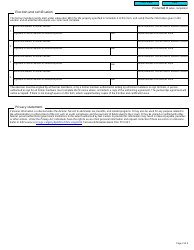 Form T2060 Election for Disposition of Property Upon Cessation of Partnership - Canada, Page 2