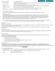 Form T2062 Request by a Non-resident of Canada for a Certificate of Compliance Related to the Disposition of Taxable Canadian Property - Canada, Page 2