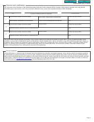 Form T2058 Election on Disposition of Property by a Partnership to a Taxable Canadian Corporation - Canada, Page 4