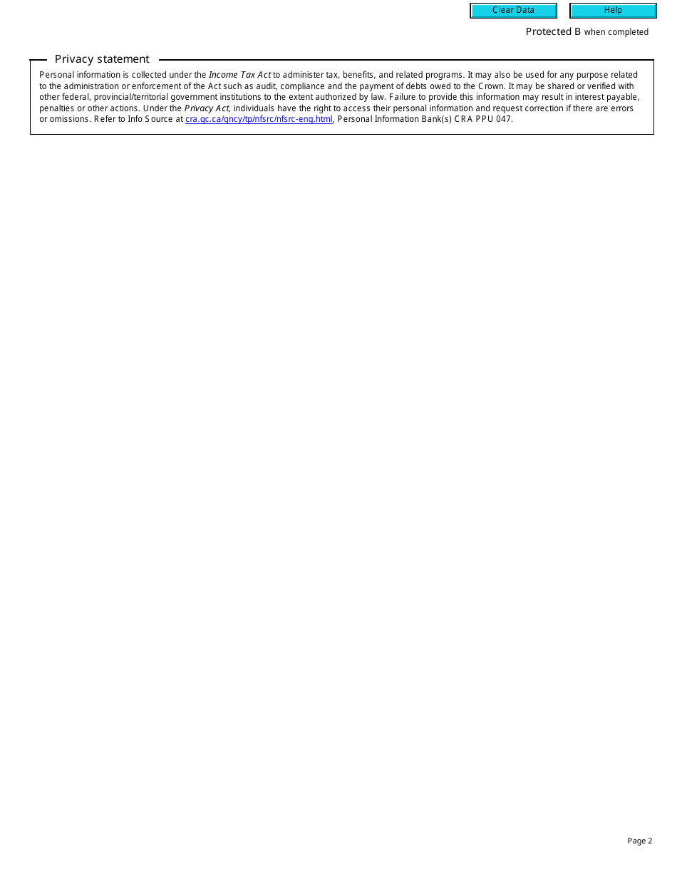 Form T2002 Election, or Revocation of an Election, Not to Be a Canadian-Controlled Private Corporation (2006 and Later Tax Year) - Canada, Page 2