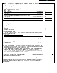 Form T1-M Moving Expenses Deduction - Canada, Page 4