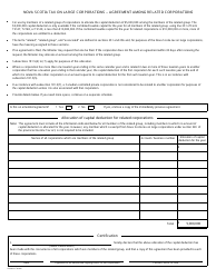 Form T1167 Nova Scotia Tax on Large Corporations - Canada, Page 2
