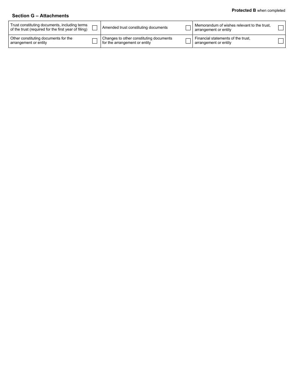 Form T1141 Information Return in Respect of Contributions to Non-resident Trusts, Arrangements or Entities - Canada, Page 4