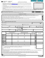 Document preview: Form T101C Part XII. 6 Tax Return - Canada