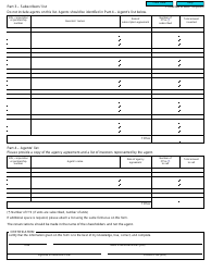 Form T100B Flow-Through Share Information - Details of the Flow-Through Shares (Ftss) and Flow-Through Warrants (Ftws) Subscribed - Canada, Page 2