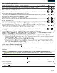Form RC7301 Request for a Business Number and Certain Program Accounts for Certain Selected Listed Financial Institutions - Canada, Page 3