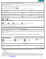 Form RC7301 Request for a Business Number and Certain Program Accounts for Certain Selected Listed Financial Institutions - Canada, Page 7