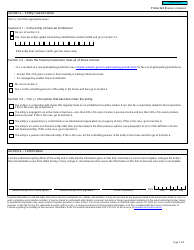 Form RC521 Declaration of Tax Residence for Entities - Part Xix of the Income Tax Act - Canada, Page 2