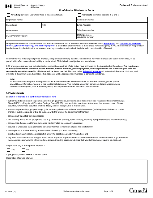 Form RC512  Printable Pdf