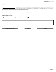 Form RC512 Confidential Disclosure Form - Canada, Page 3