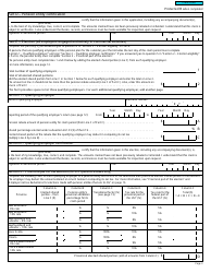 Form RC4607 Gst/Hst Pension Entity Rebate Application and Election - Canada, Page 3