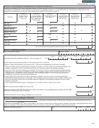 Form RC4607 - Fill Out, Sign Online and Download Fillable PDF, Canada ...