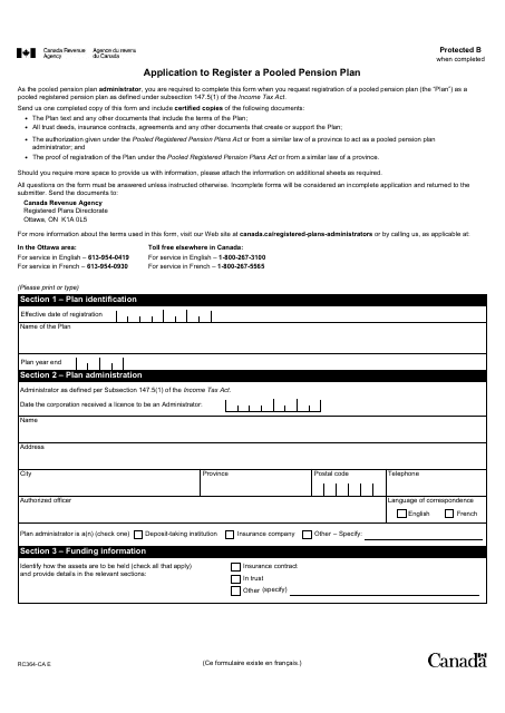 Form RC364-CA  Printable Pdf