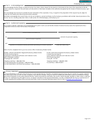 Form RC342 Request by an Insolvency Practitioner for a Waiver of the Requirement to File a T2 Corporation Income Tax Return Under Subsection 220(2.1) of the Income Tax Act - Canada, Page 2