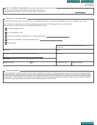 Form RC312 Reportable Transaction Information Return (2011 and Later Tax Years) - Canada, Page 6