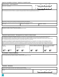 Form RC126 Job Application - Canada (English/French), Page 4