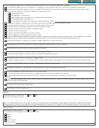 Form NR73 Determination of Residency Status (Leaving Canada) - Canada, Page 3