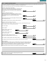 Form GST111 Financial Institution Gst/Hst Annual Information Return - Canada, Page 2