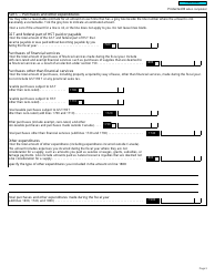 Form GST111 Financial Institution Gst/Hst Annual Information Return - Canada, Page 3