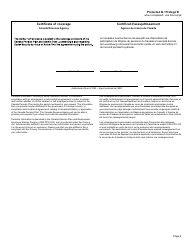 Form CPT60 Certificate of Coverage Under the Canada Pension Plan Pursuant to Article VI of the Convention on Social Security Between Canada and Luxembourg - Canada (English/French), Page 2