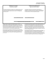 Form CPT56 Certificate of Coverage Under the Canada Pension Plan Pursuant to Article V of the Agreement on Social Security Between Canada and the United States - Canada (English/French), Page 2