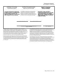 Form CPT49 Certificate of Coverage Under the Canada Pension Plan Pursuant to Article VI of the Agreement on Social Security Between Canada and Iceland - Canada (English/French), Page 2