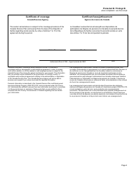 Form CPT162 Certificate of Coverage Under the Canada Pension Plan Pursuant to Articles 7 to 10 of the Agreement on Social Security Between Canada and the Republic of Serbia - Canada (English/French), Page 2