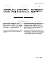 Form CPT129 Certificate of Coverage Under the Canada Pension Plan Pursuant to Articles VI to X of the Agreement on Social Security Between Canada and Sweden - Canada (English/French), Page 2