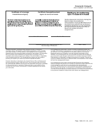 Form CPT112 Certificate of Coverage Under the Canada Pension Plan Pursuant to Articles 6 to 9 of the Agreement on Social Security Between Canada and the Republic of Austria - Canada (English/French), Page 2