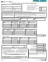 Form B279 Softwood Lumber Products Surge Charge Return - Canada