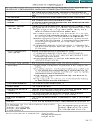 Form B279 Softwood Lumber Products Surge Charge Return - Canada, Page 2