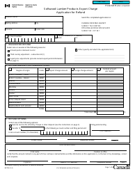 Form B278 Softwood Lumber Products Export Charge - Application for Refund - Canada