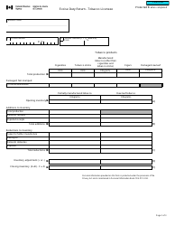 Form B267 Excise Duty Return - Tobacco Licensee - Canada, Page 3