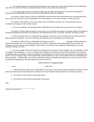 Form 272B Commission - Canada, Page 2