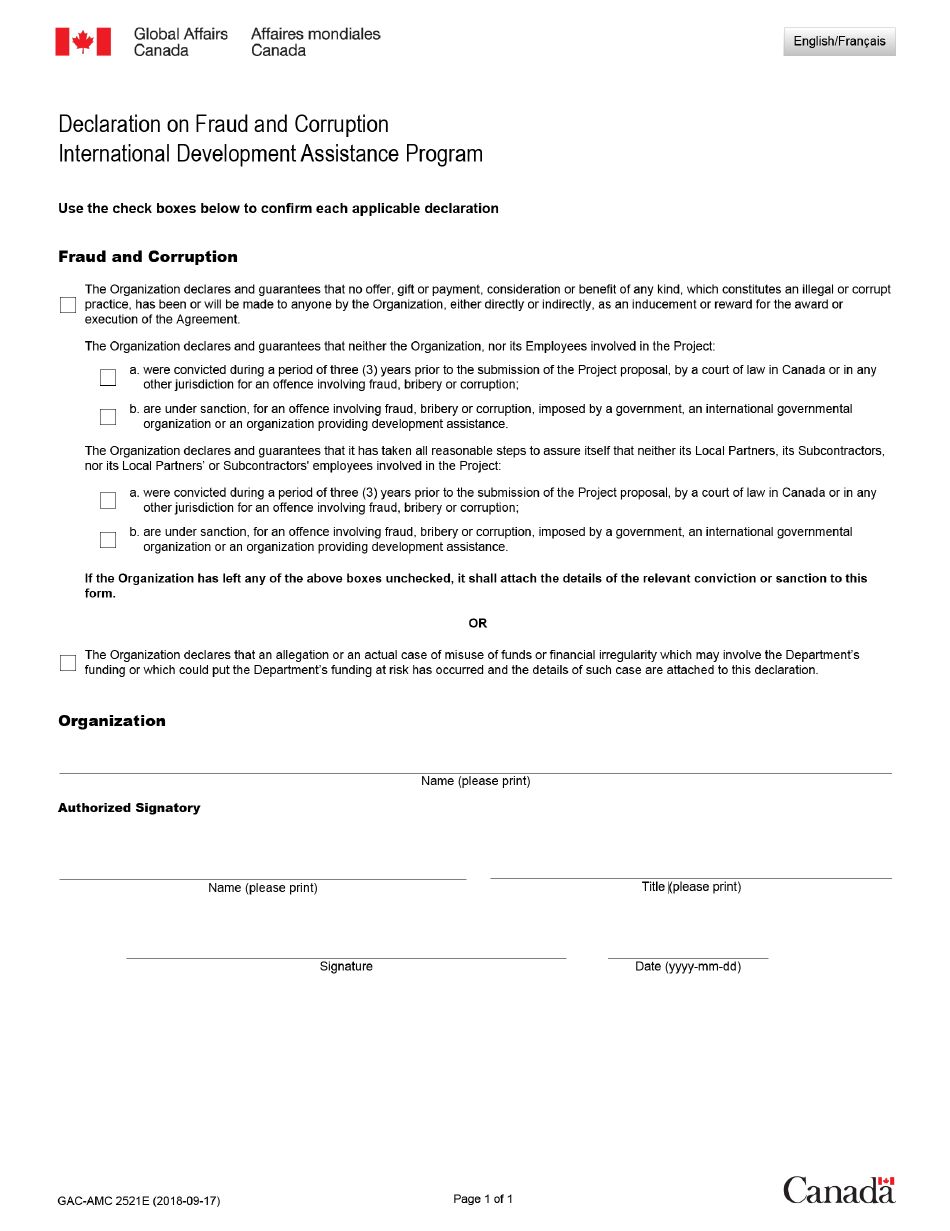 Form Gac Amc2521 E Fill Out Sign Online And Download Fillable Pdf Canada Templateroller