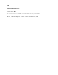 Form 490 Commission of Appraisal or Sale - Canada, Page 2