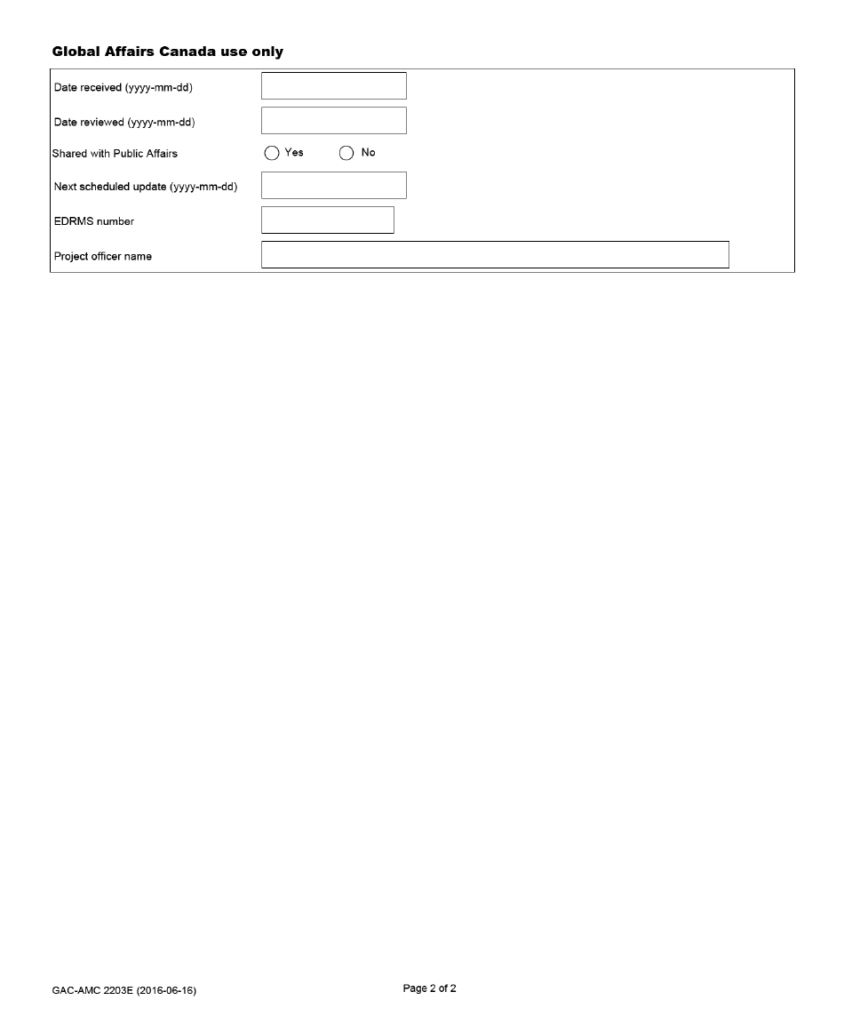 Form Gac Amc2203 E Fill Out Sign Online And Download Fillable Pdf Canada Templateroller 4085