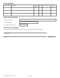 Form DFATD-MAECD1466 E Application for Import/Export Permit - Canada (English/French), Page 3