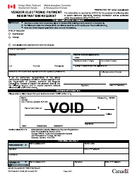 Form DFATD-MAECD2658 E Vendor Electronic Payment Registration Request - Canada, Page 2