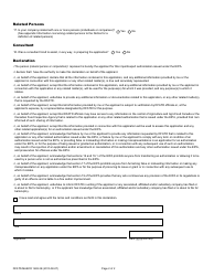 Form DFATD-MAECD1693-3 E Application for a Share of the ICE Cream and ICE Cream Novelties Trq - Canada (English/French), Page 2