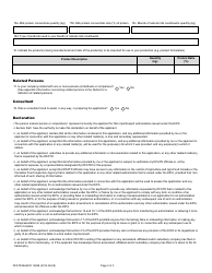 Form DFATD-MAECD1693 E Application for a Share of the Products of Natural Milk Constituents Trq - Canada (English/French), Page 2